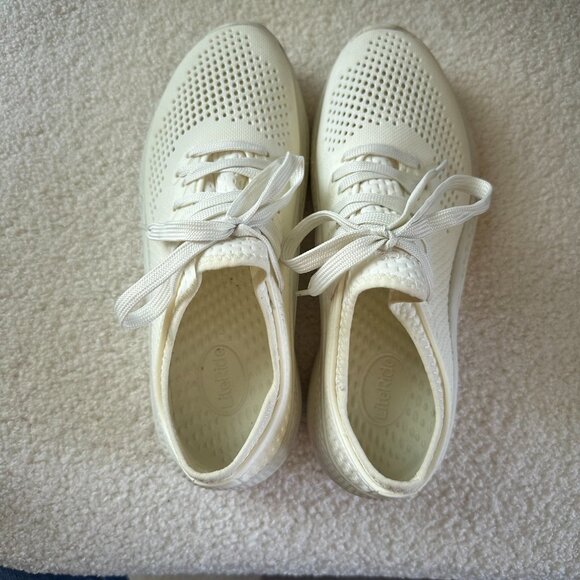 CROCS LiteRide Pacer 360 lace up sneakers | W9 | white water friendly - Picture 5 of 11